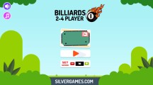 Billiards 2 3 4 Player: Menu