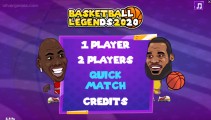 Basketball Legends: Menu