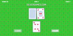 Higher Lower Card Game: Gameplay