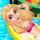 princess pool party