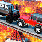 seesaw ramp car balance driving challenge